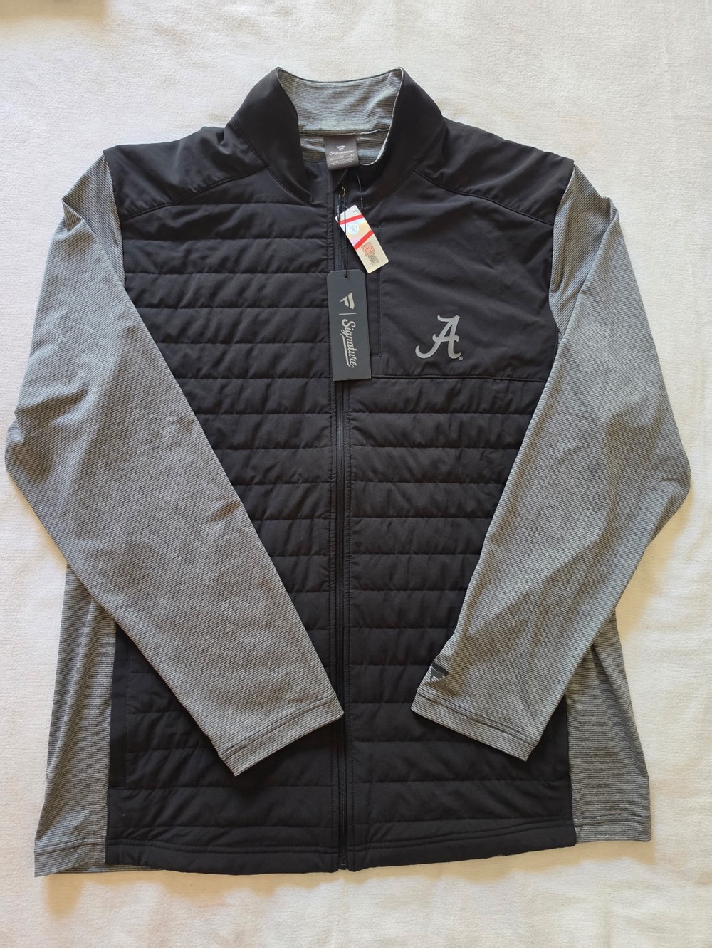 Fanatics Alabama Men’s Black & Gray Quilted Performance Jacket